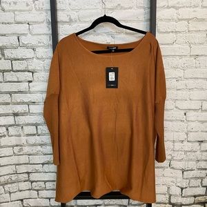 Camel (rust color) sweater dress fashion nova